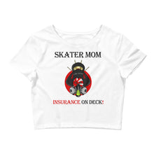 Load image into Gallery viewer, Urban Ninja "Skater Mom" Women’s Crop Tee