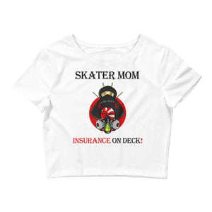 Urban Ninja "Skater Mom" Women’s Crop Tee