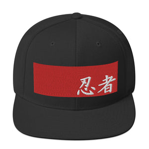 Urban Ninja "Stamped" Embroidered Snapback Hat